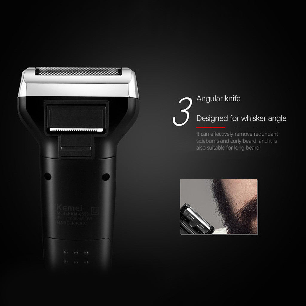 Kemei KM 6558 Premium Quality 3 in 1 Professional Hair Trimmer Super Grooming Kit Shaver Clipper Nose Trimmer