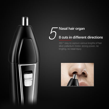 Kemei KM 6558 Premium Quality 3 in 1 Professional Hair Trimmer Super Grooming Kit Shaver Clipper Nose Trimmer