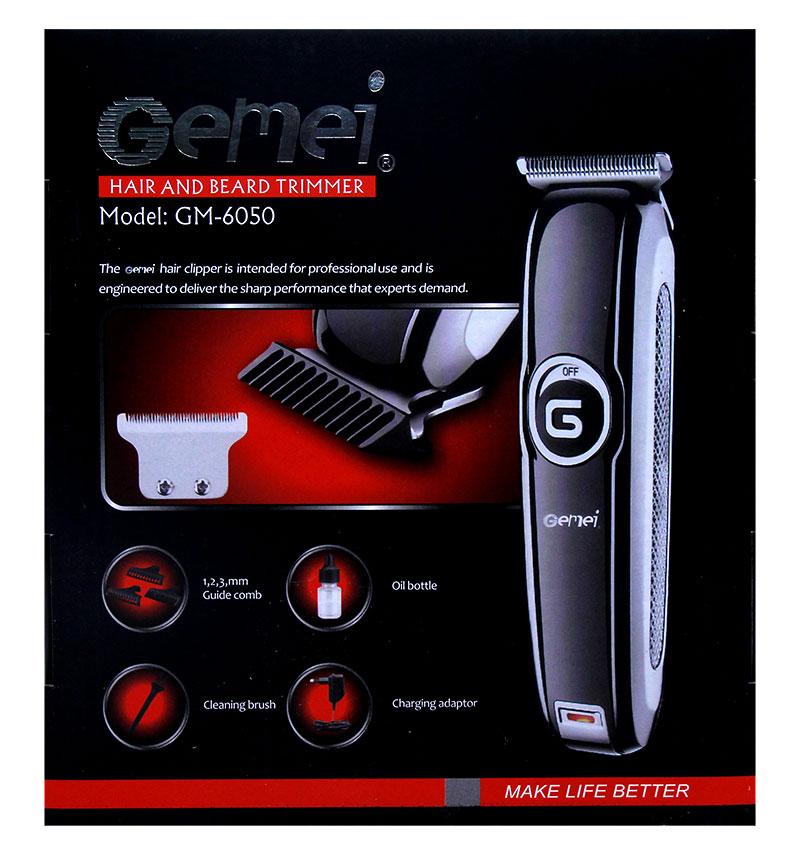 Geemy GM-6050 T-blade professional hair trimmer beard trimer for men electric Stubble trimmer Precision Cutter hair Cutting Machine.