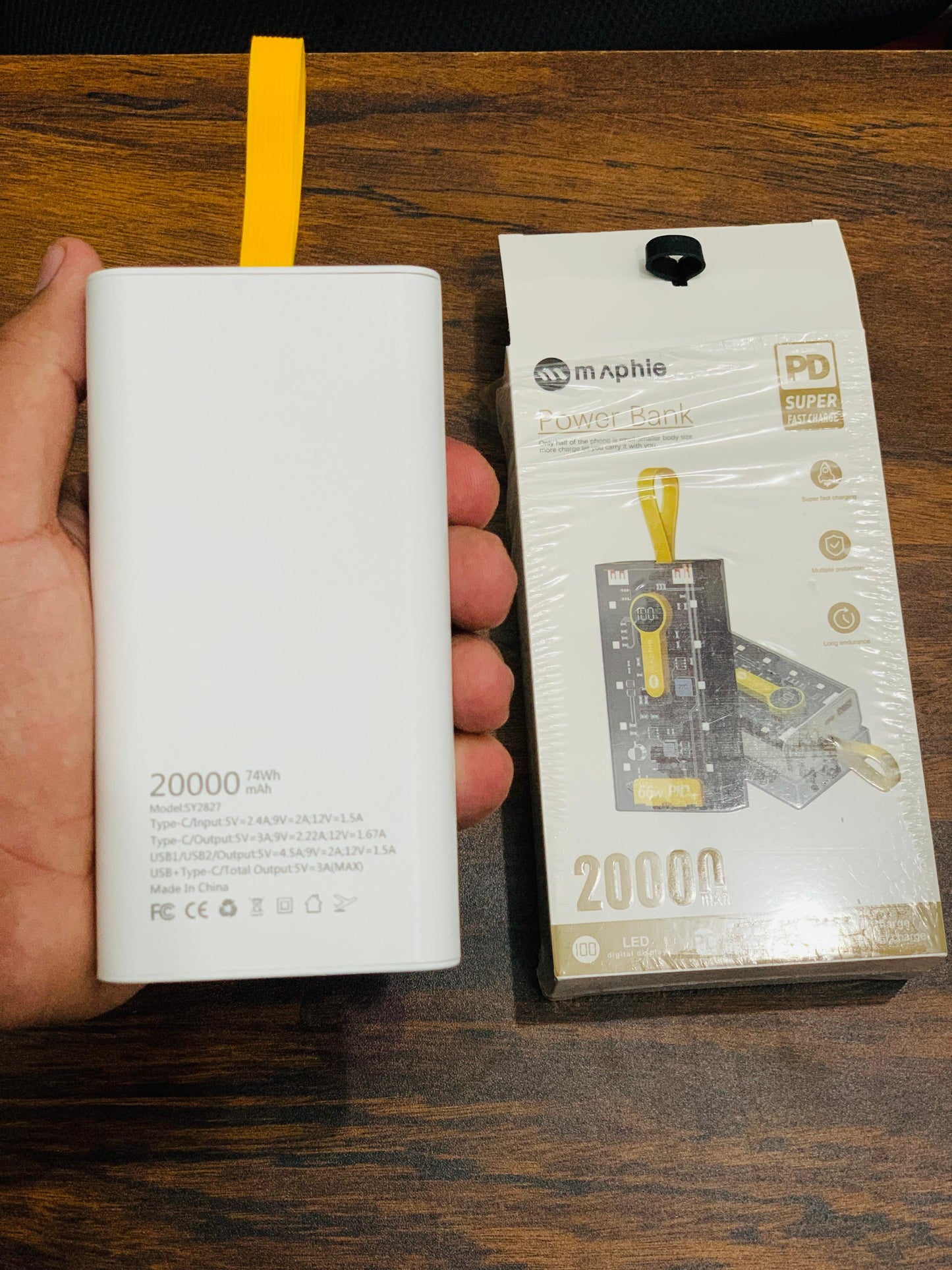 KAMAL BRAND Original 20000MAh Battery 66W Fast Charging Supported