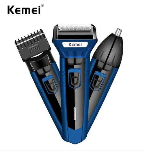 Kemei KM-6330 3 in 1 Professional Hair Trimmer Super Grooming Kit Shaver Clipper Nose Trimmer