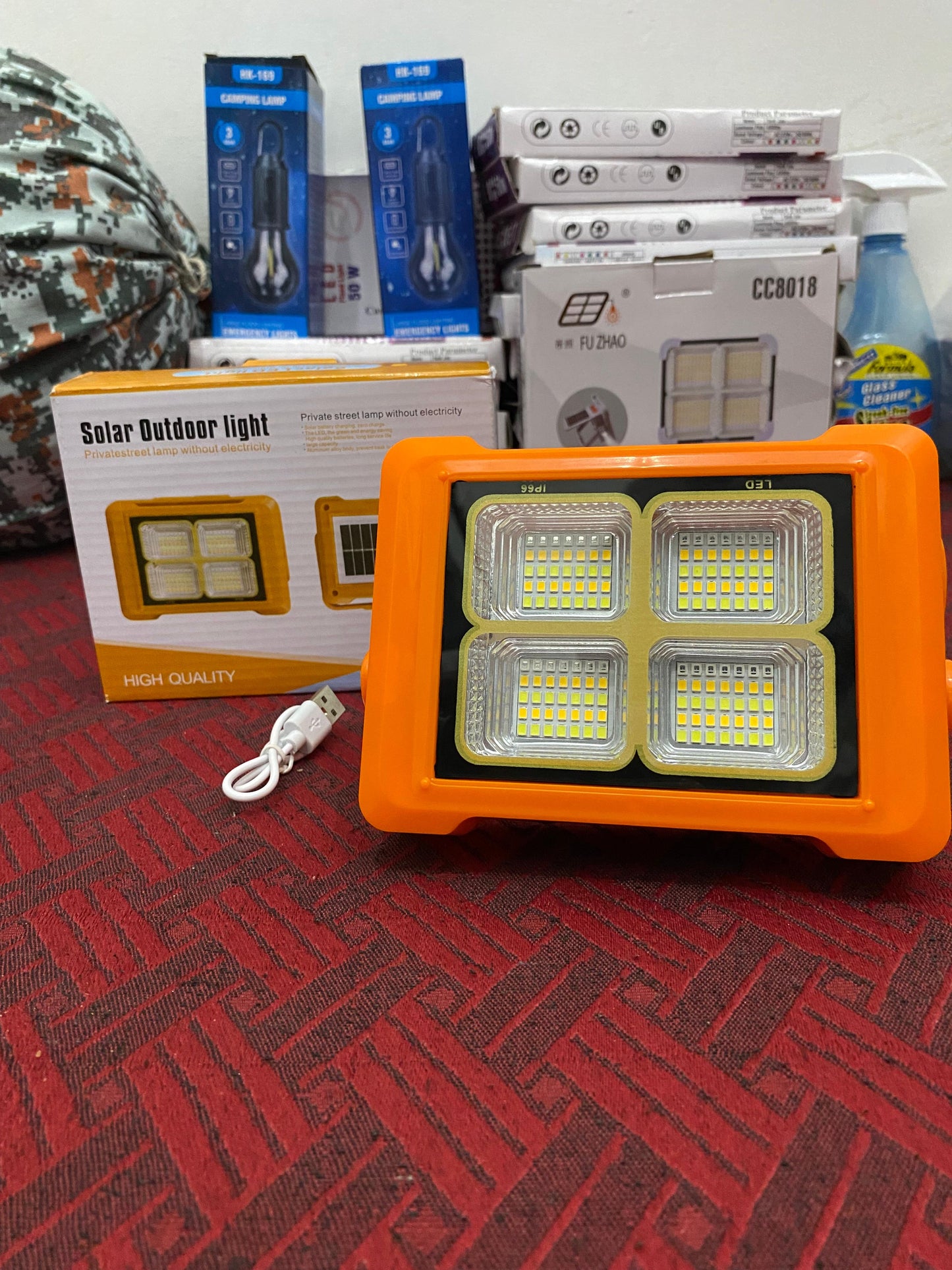 Solar Outdoor Light For Camping & Hiking