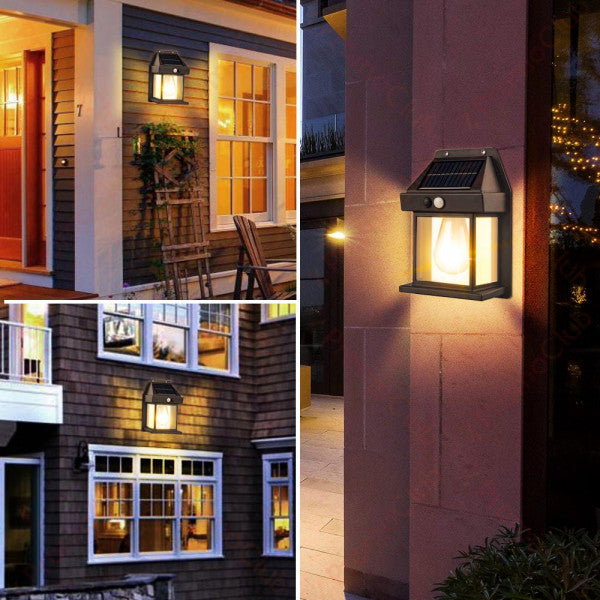 LED Solar Wall Lamp Outdoor Waterproof Up And Down Luminous Lighting Garden Decoration Solar Lights Stairs Fence Sunlight Lamp