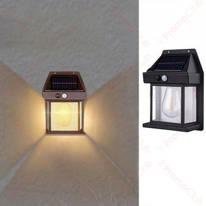 LED Solar Wall Lamp Outdoor Waterproof Up And Down Luminous Lighting Garden Decoration Solar Lights Stairs Fence Sunlight Lamp